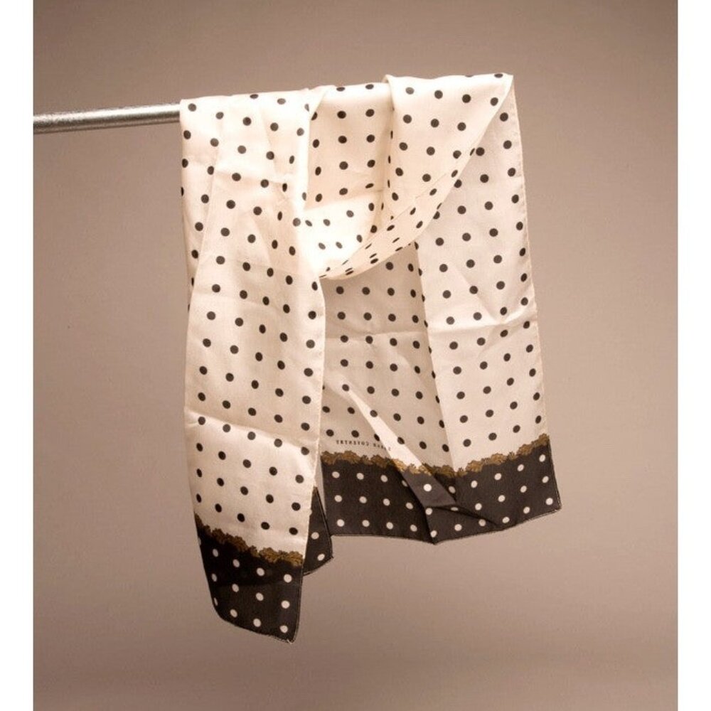 Sarah Coventry Polka Dots Vintage Scarf Accessory